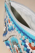 Periwinkle Ruggine Handmade Crochet Tile Pouch