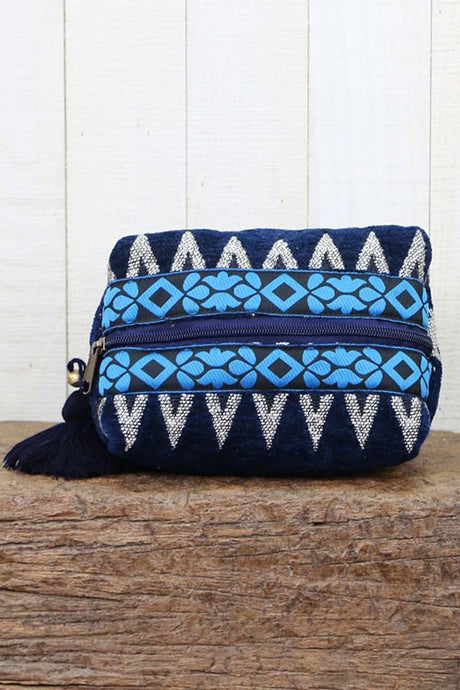 Velveteen Origami Makeup Bag