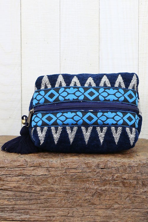 Velveteen Origami Makeup Bag