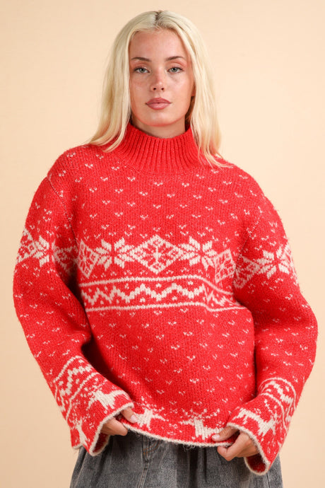 Holiday Sweater- Red