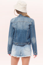 Casual Vintage Denim Jean Jacket