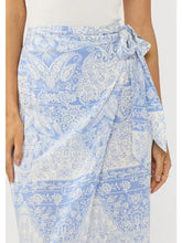 Periwinkle Boho Wrap Skirt