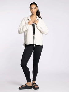 QUILTED ZIP UP JACKET