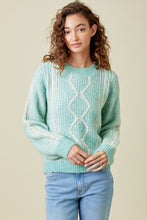 Multicolor Twist Detail Pullover