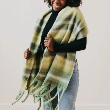 Ombre Scarf- Green